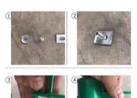 雙邊護欄網(wǎng)防盜螺絲安裝步驟？